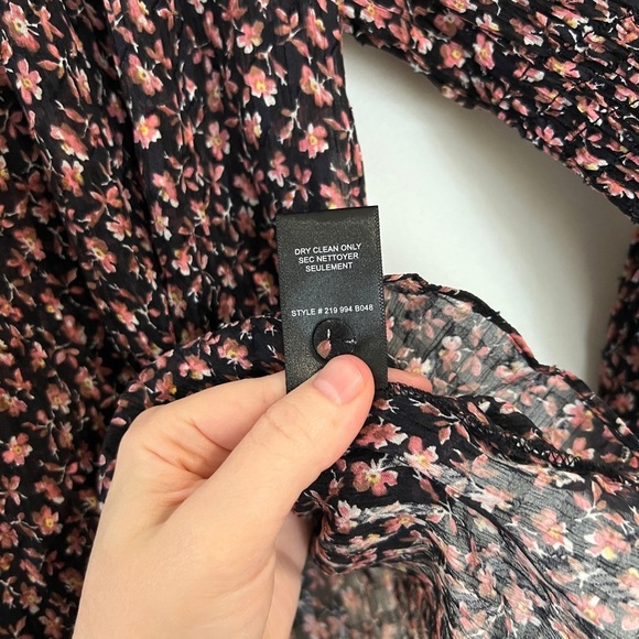 Rebecca Taylor Francesca Silk & Cotton Ruffle Blouse - Picture 5 of 9